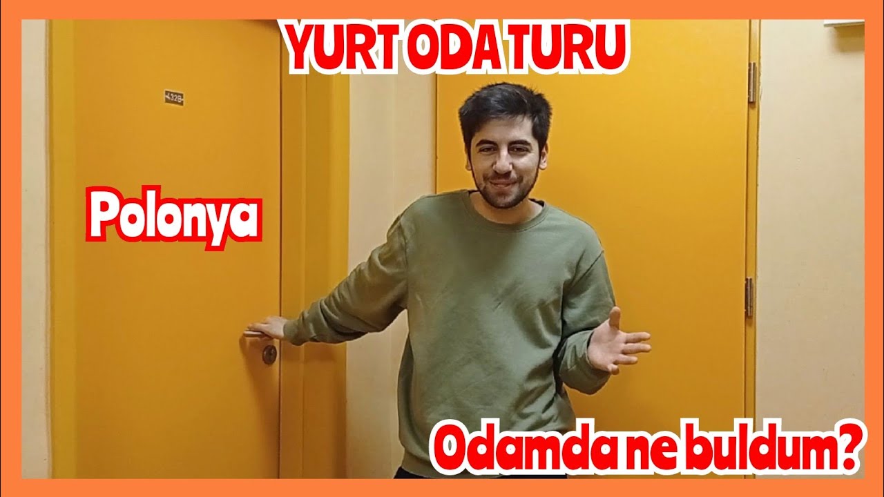 Polonya Yurt oda turu | Neye sinirlendim | ÇILDIRDIM🙄 Polonya'da öğrenci yurtları