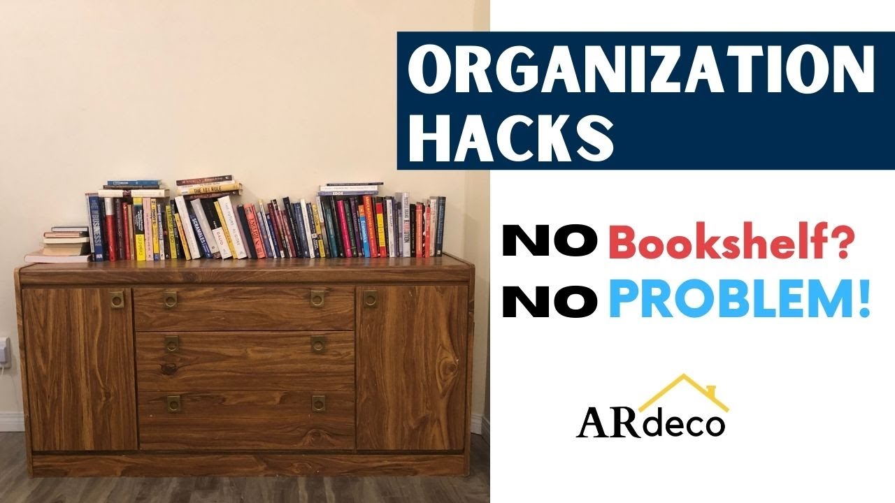 GOT TOO MUCH BOOKS? But no bookshelf? Here's the best way to organize them.