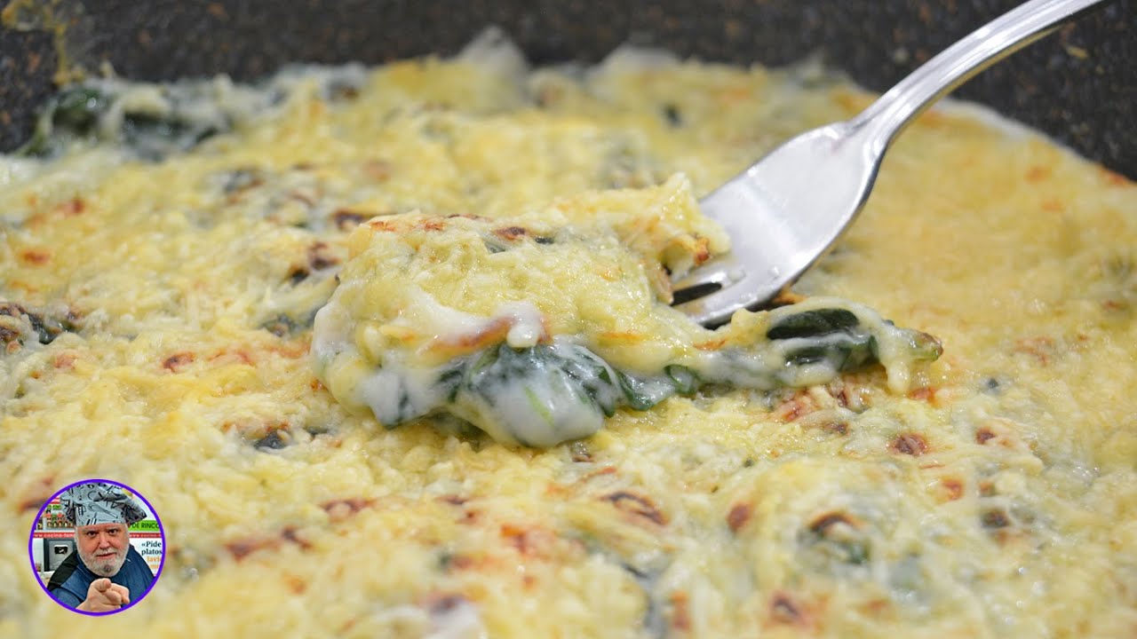 La receta de espinacas más rica - Espinacas a la crema