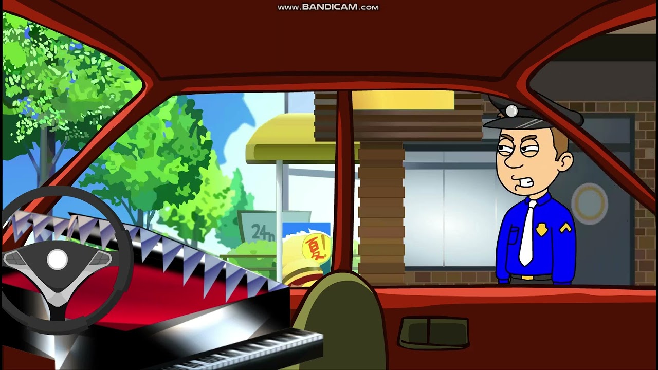 Mad Piano Runs a Stop Sign/Gets a Ticket/Grounded