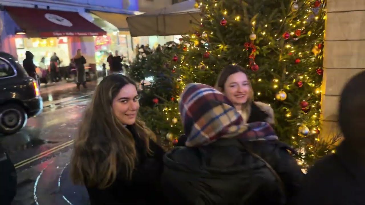 London Christmas Lights 2026 London Virtual Walking Tour Marylebone to Carnaby Street 4K HDR