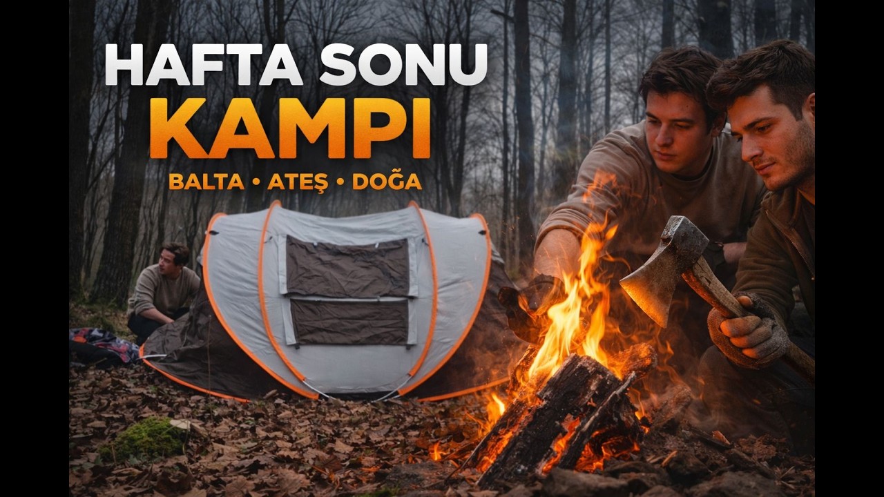 “Hafta Sonu Kampı | Balta, Ateş, Yemek, Doğa”