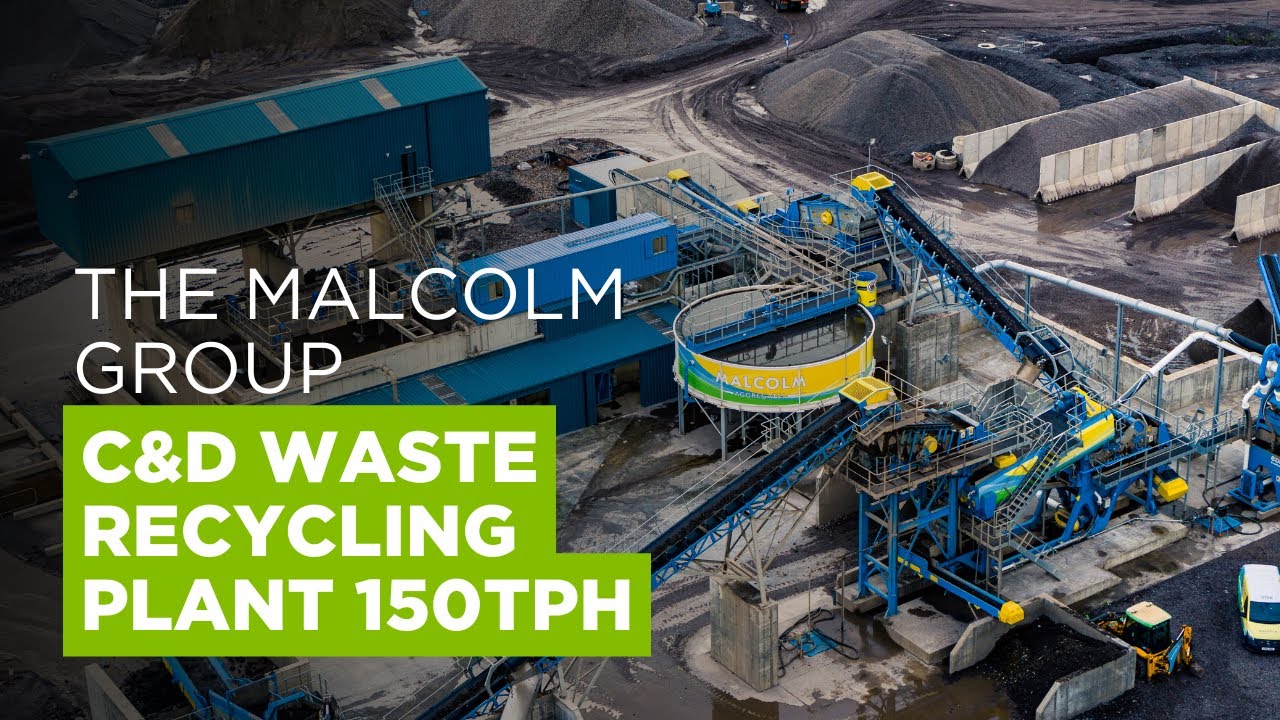 C&D Waste Recycling Wash Plant Installed in Glasgow for Malcolm Group - CDE Projects