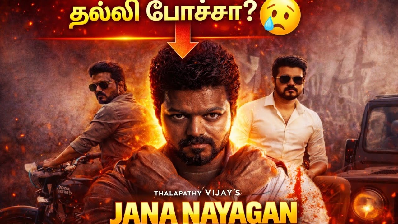 மீண்டும் தள்ளிப்போகும் ஜனநாயகன் 😭#jananayagan#vijay#tamil #longvideo 