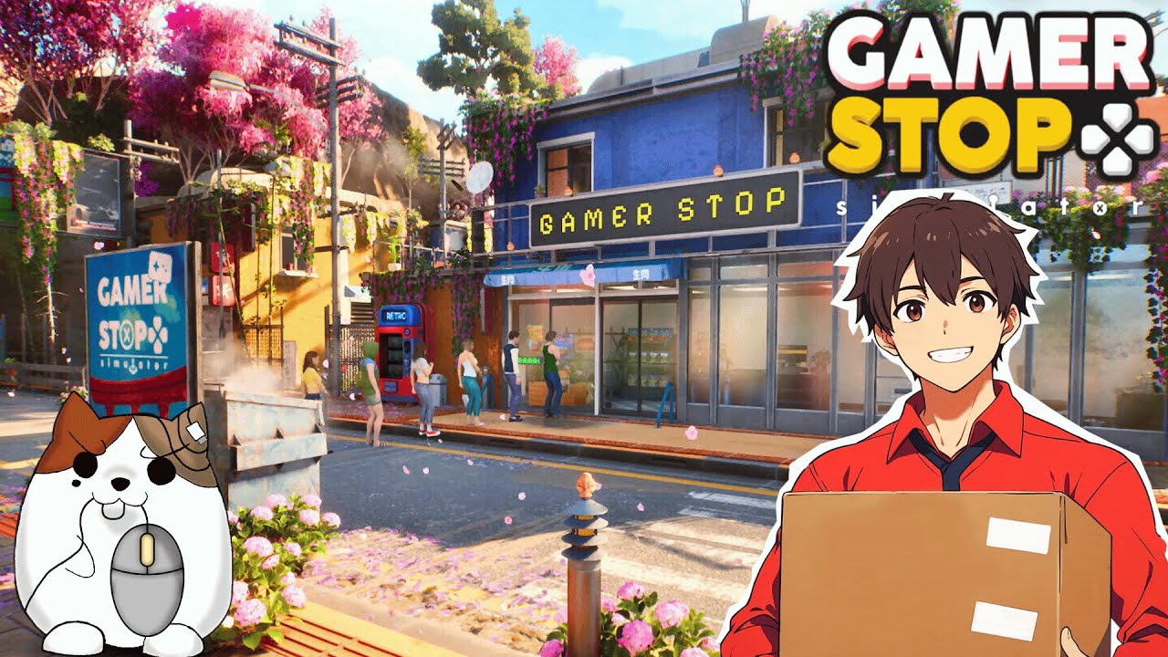 Opening my own video Game Store in Gamer Stop Simulator First Look!