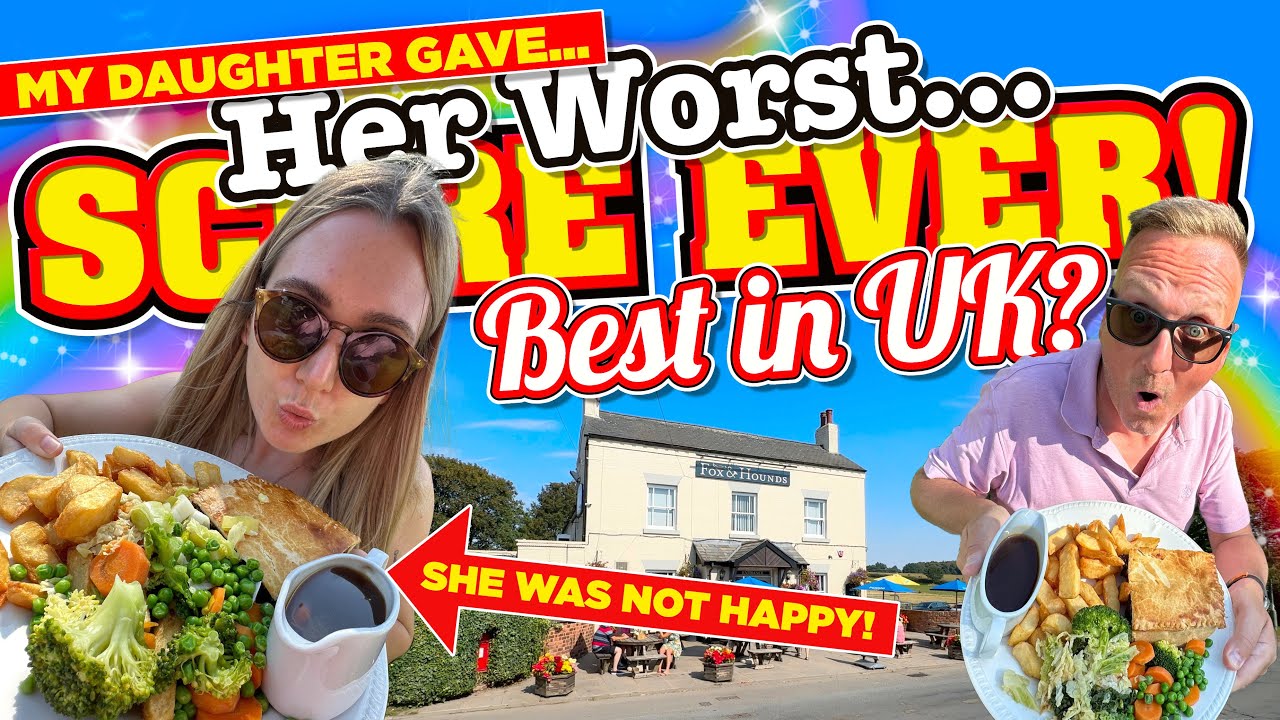 Some of the BEST Home Made PUB GRUB in The UK and my DAUGHTER gave her LOWEST RATING EVER!