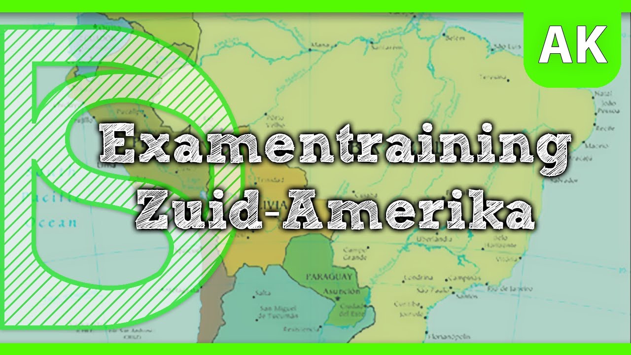Eindexamen aardrijkskunde - Zuid Amerika deel 1 (Havo/Vwo)
