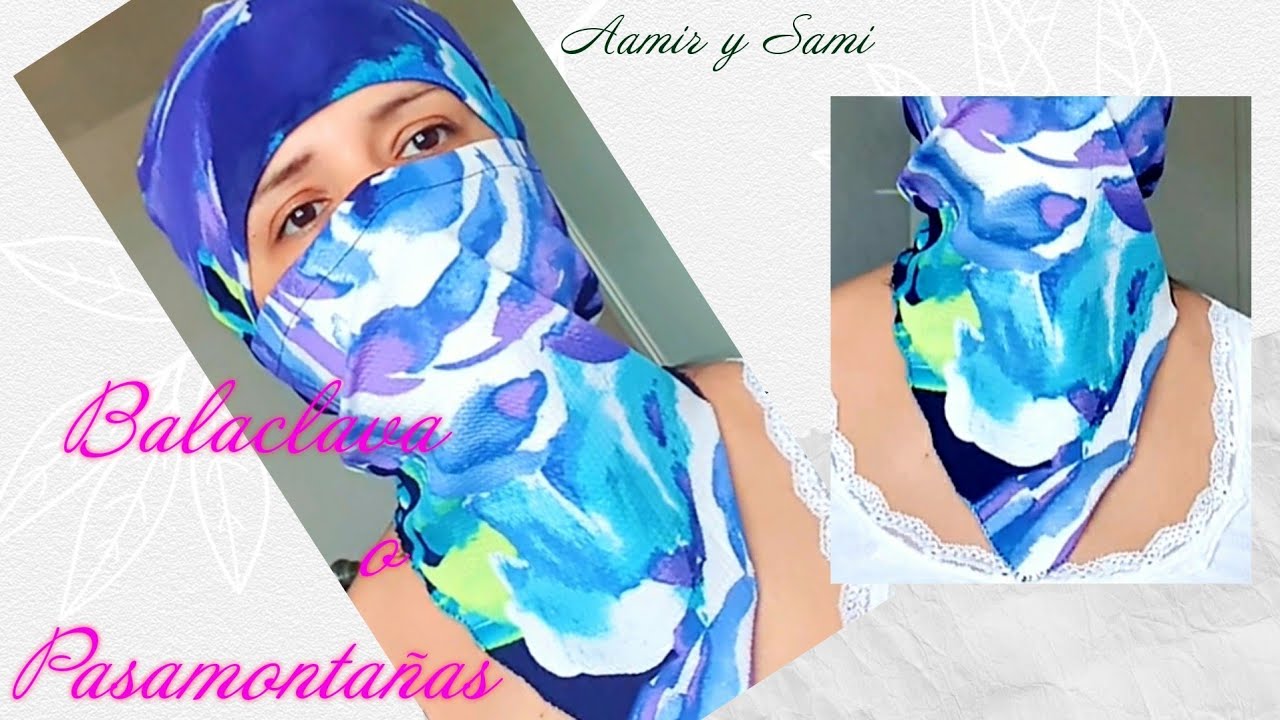 ⛰Como hacer un  PASAMONTAÑAS - BALACLAVA (balaclava easy and fast).(cagoule).