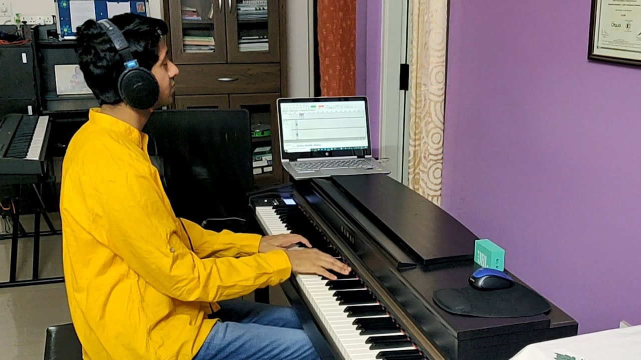 Kahin Door Jab Din Dhal Jaaye - Piano Cover | Anirudh Das