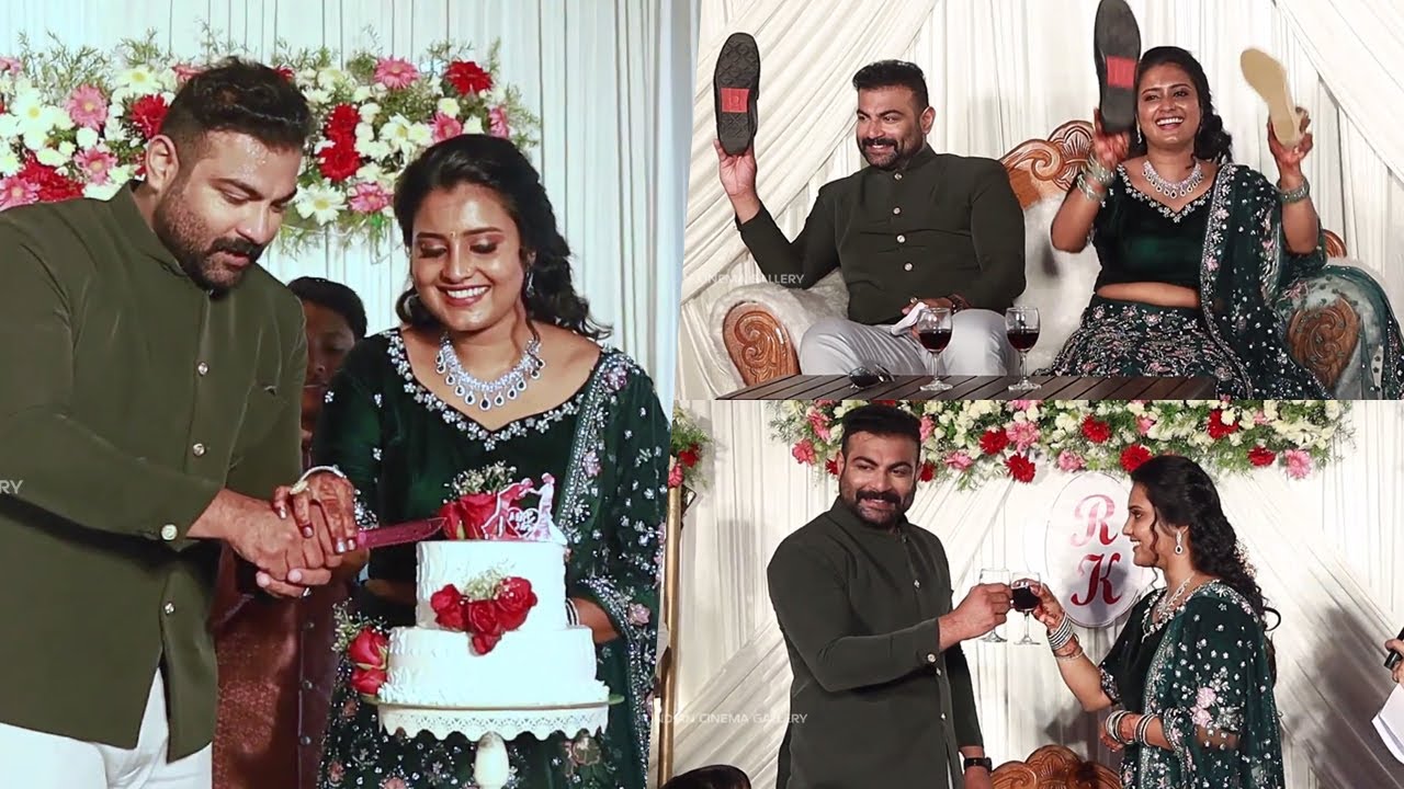 അഡാർ ലൗവിലെ സ്നേഹ ടീച്ചറുടെ വിവാഹനിശ്ചയ റിസപ്ഷൻ |Roshna Anna Roy & Kichu Tellus Engagement Reception