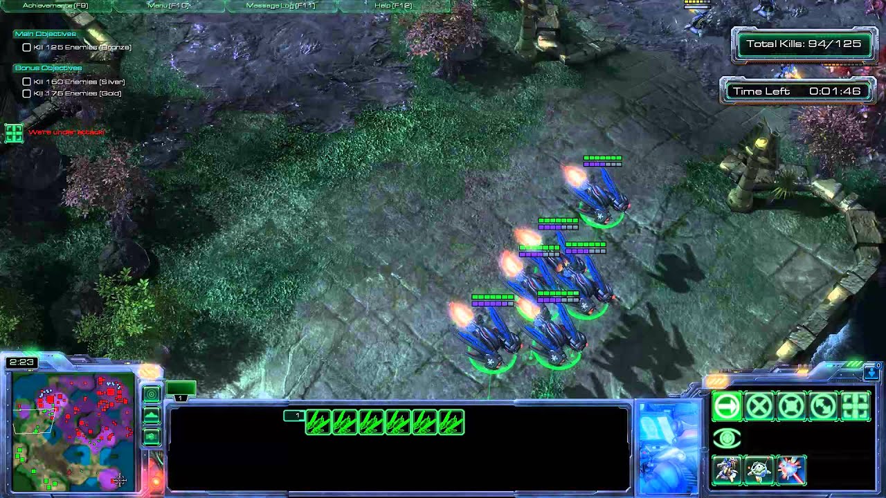 Starcraft 2 Covert Ops Challenge Gold Medal Video Walkthrough