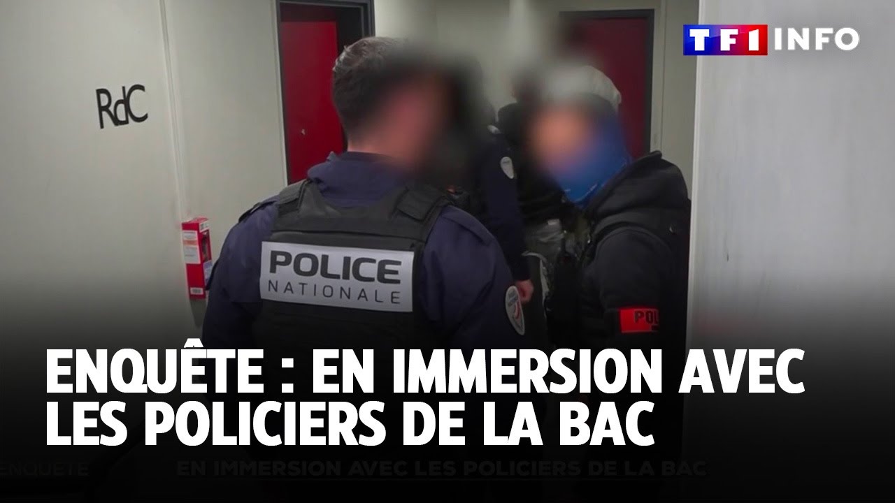 En immersion avec les policiers de la BAC｜TF1 INFO