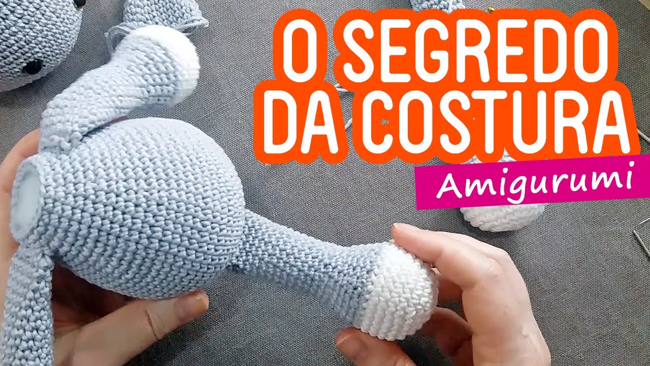 Como Costurar seu Amigurumi - Dicas da Glê
