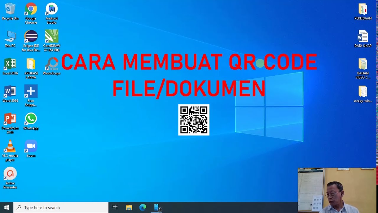 CARA MEMBUAT QR CODE FILE/DOKUMEN/ALAMAT WEB/URL DENGAN PRAKTIS