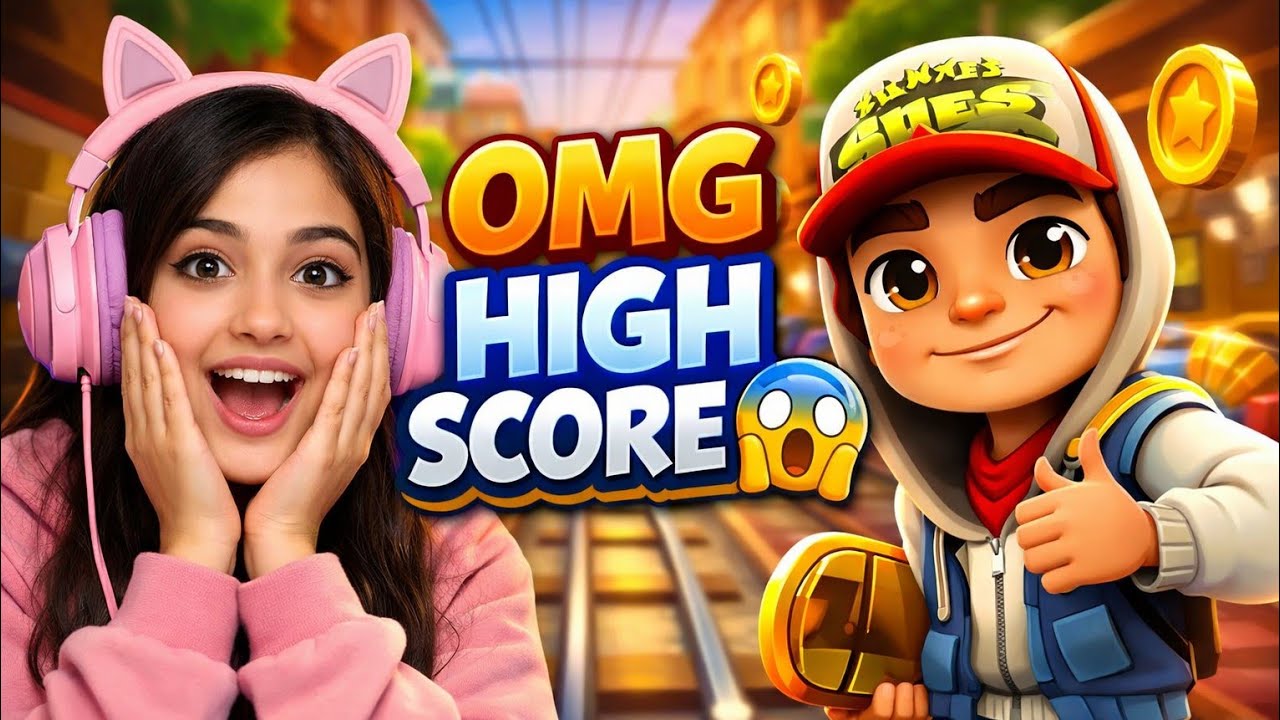 Subway Surfers New High Score 🔥 | Girl Gamer Gameplay | No Fail Run