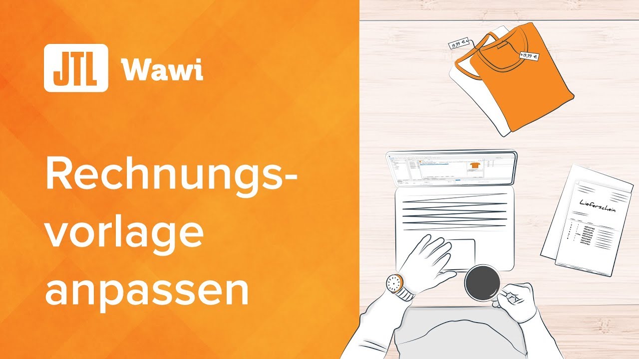 JTL-Wawi Anpassung Rechnungsvorlage Professionell