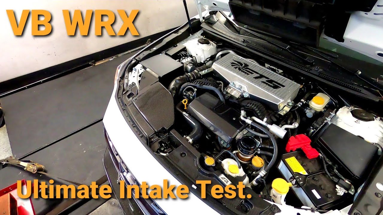 Тест впуска VB Subaru WRX 2023 Ultimate: стандартный впуск против врезного фильтра против модифиц...