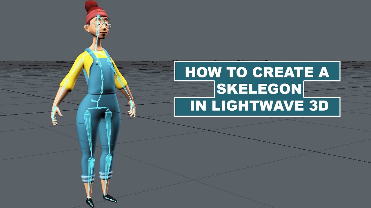 Creating a Skelegone in Lightwave 3D