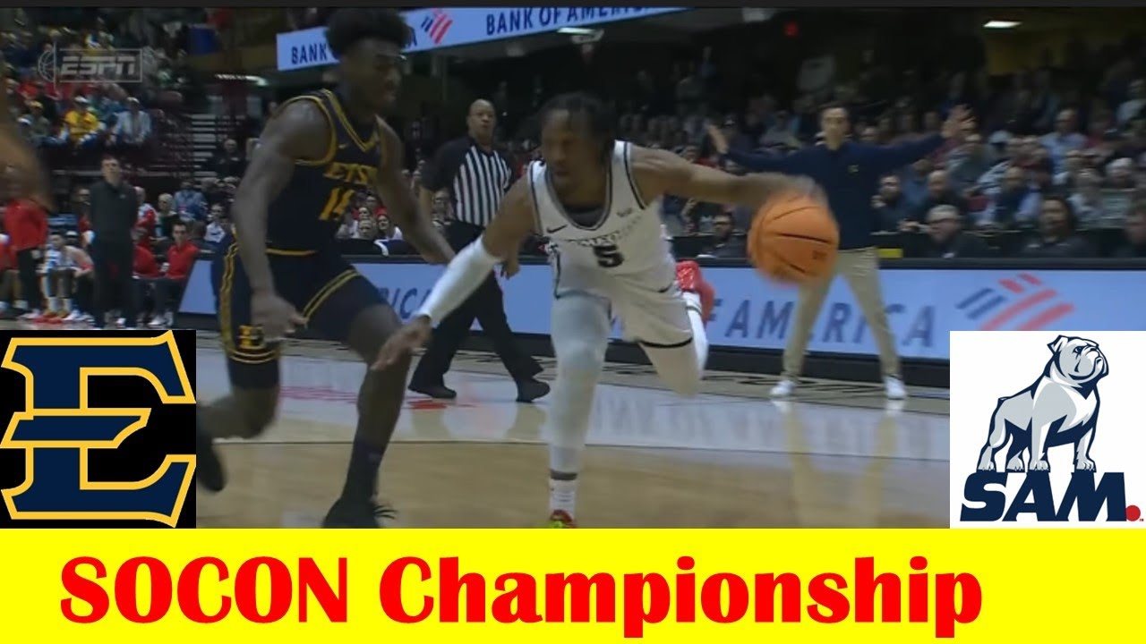 East Tennessee State vs Samford Basketball Game Highlights, 2023-2024 SOCON Championship
