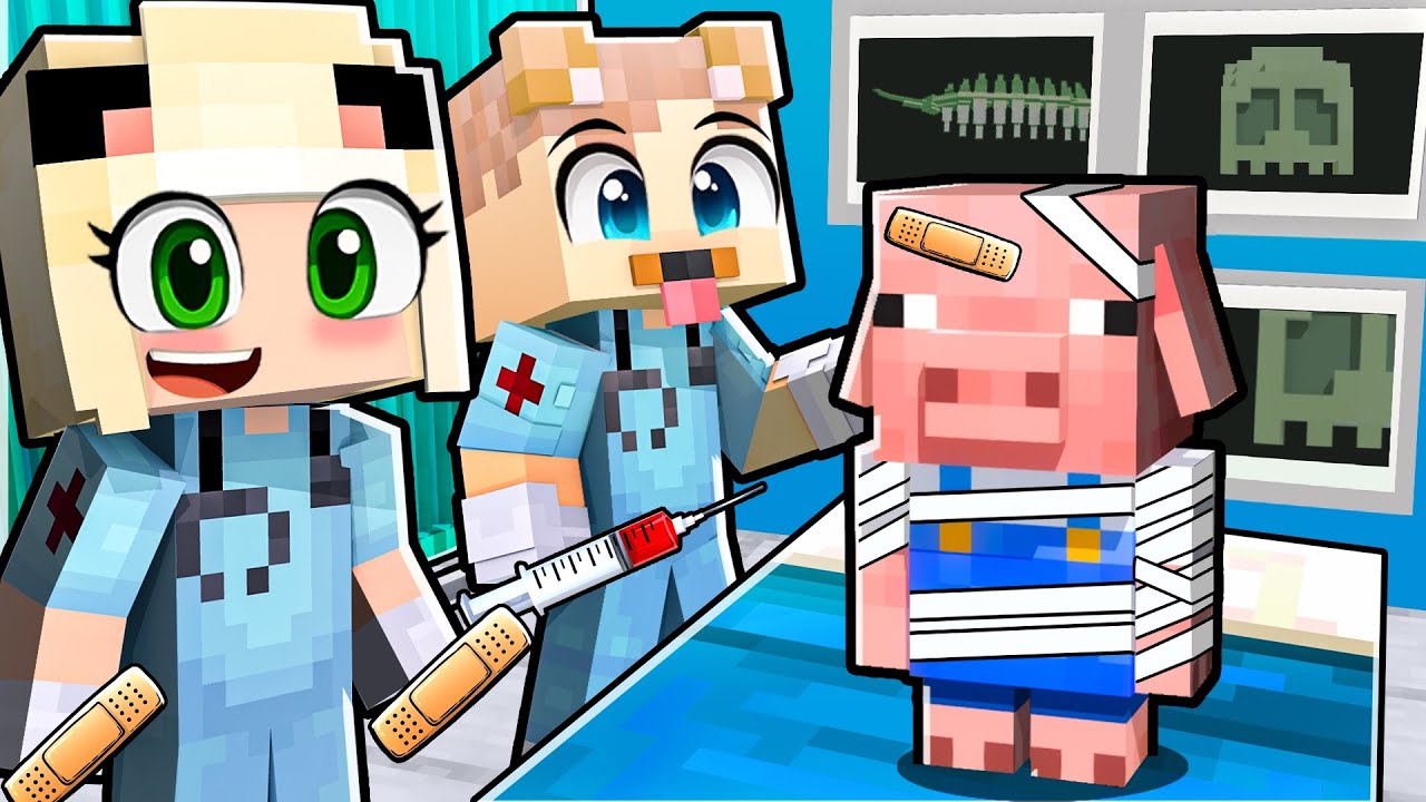 24H als TIERARZT ARBEITEN in MINECRAFT!