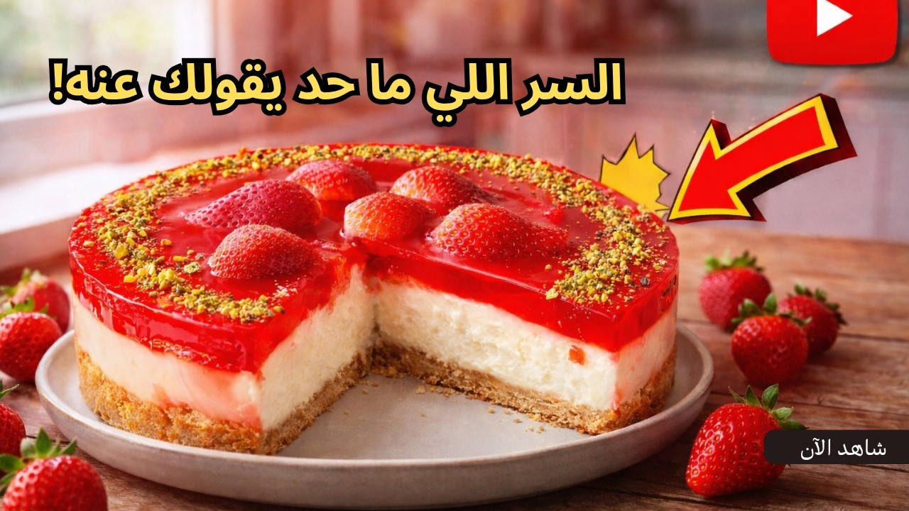 • أسهل تشيز كيك بارد في 10 دقائق وبدون فرن.. النتيجة صدمتني!