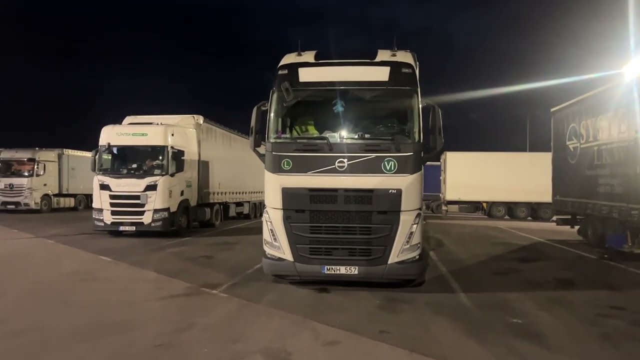 జర్మనీ నుండి పోలాండ్ మీదుగా లిథువేనియా Indian 🇮🇳 driver in Europe 🇪🇺