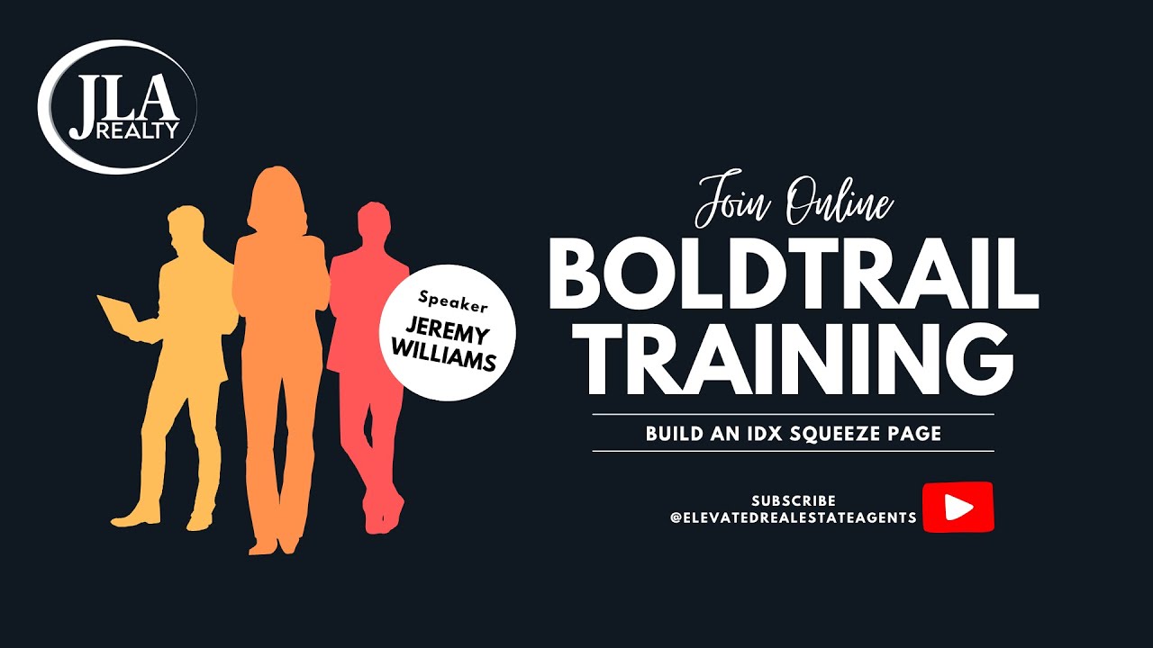 How to Build an IDX Squeeze Page in BoldTrail (KVCORE) for Free Leads | Real Estate Agent Training