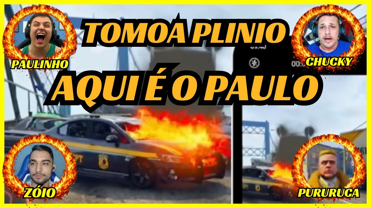 PAULINHO, CHUCKY, ZÓIO E PURURUCA EXPLODIRAM TUDO GTA RP.