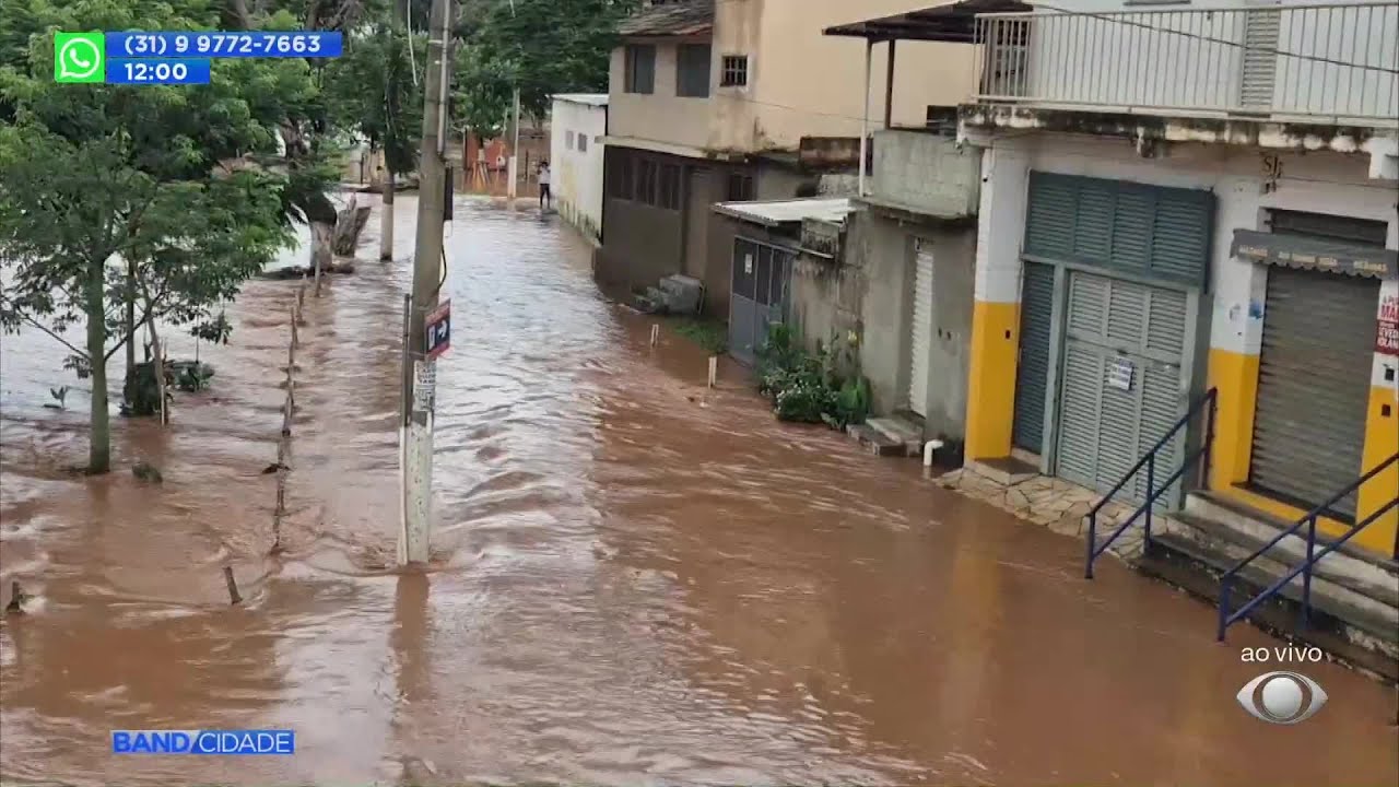 Nível do Rio das Velhas sobe e 4 cidades ficam em alerta