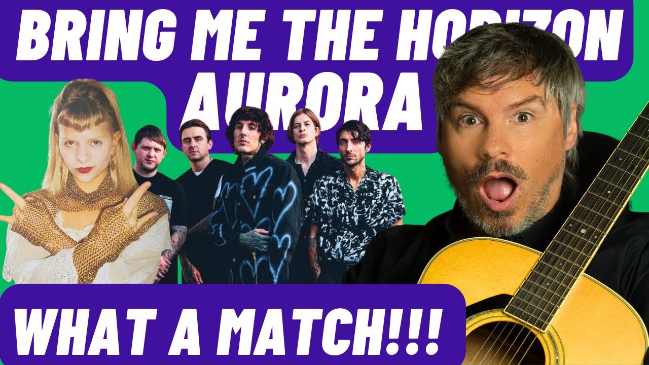 PRO SINGER'S first REACTION to BRING ME THE HORIZON FT. AURORA - LIMOUSINE
