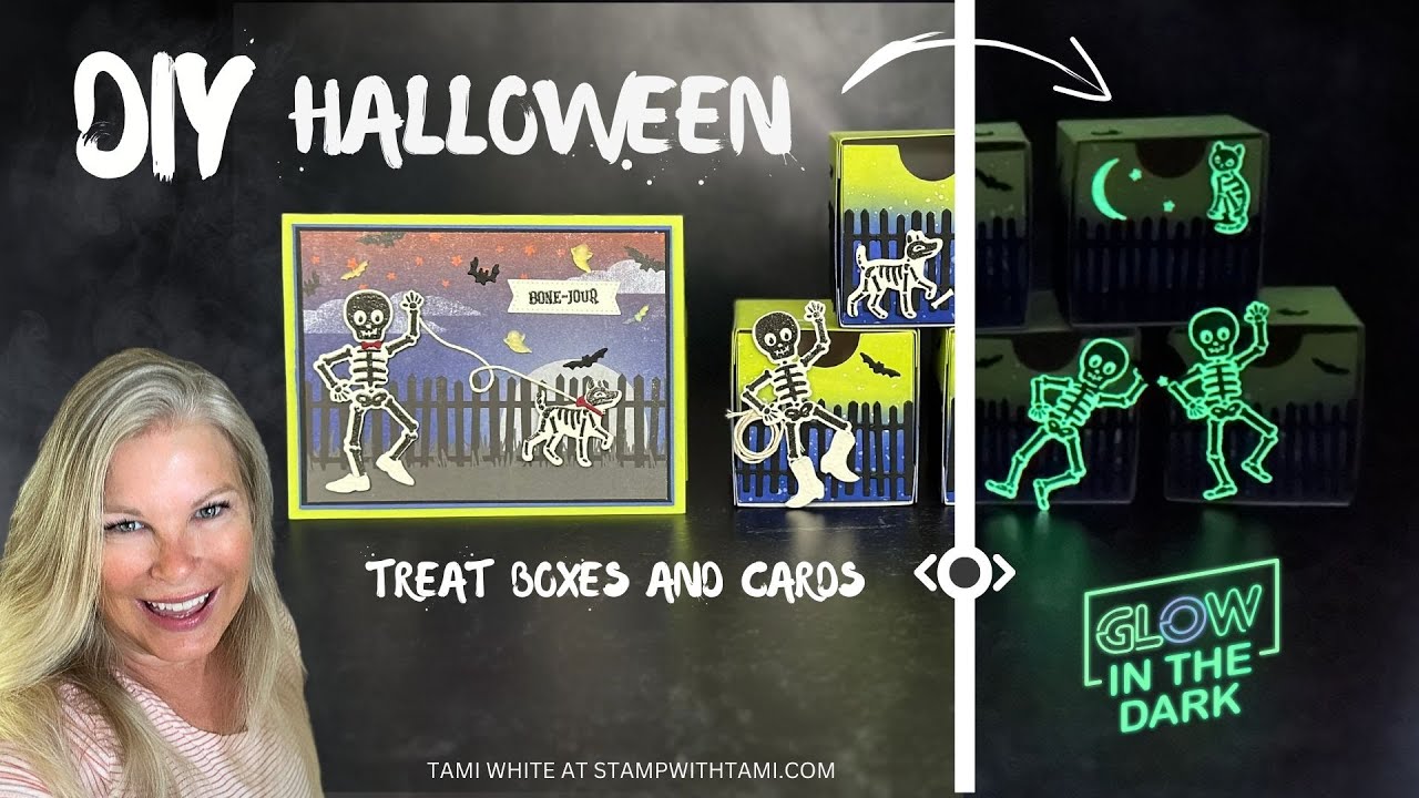 🔴 #GlowinDarkCrafts: Create Incredibly Fun Ombre Treat Boxes and Cards for Halloween!