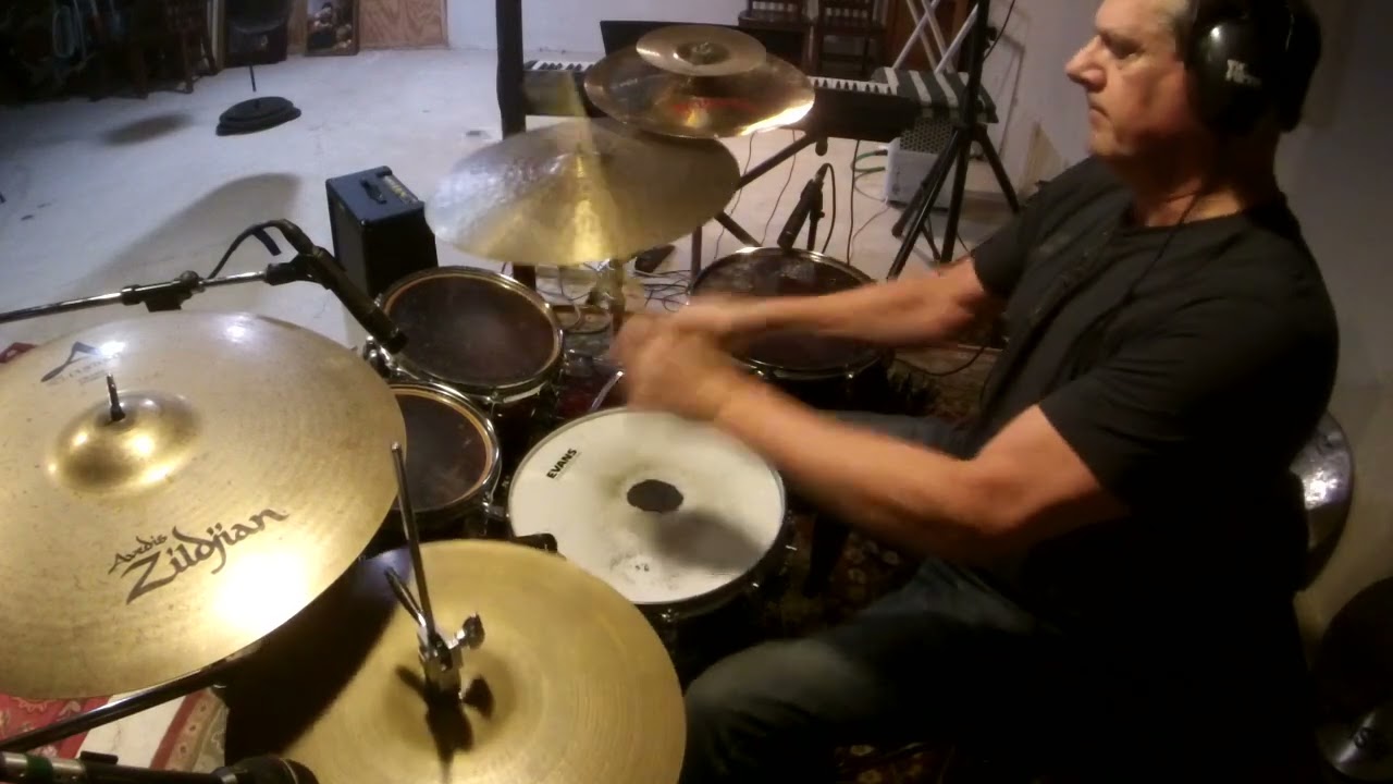 Jean Luc Ponty - Infinite Pursuit - drum cover by Steve Tocco