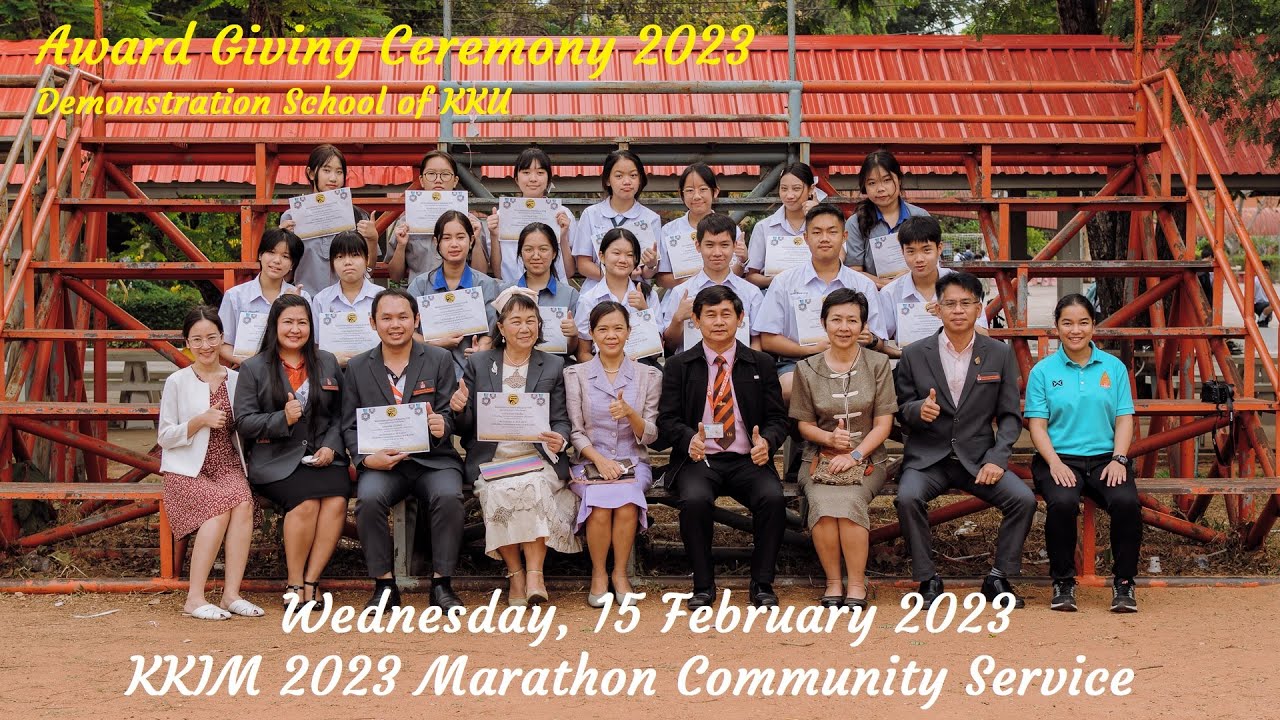 AWARD GIVING CEREMONY 2023 [English Version] KKIM 2023 Marathon Community Service : WED, 15 FEB 2023