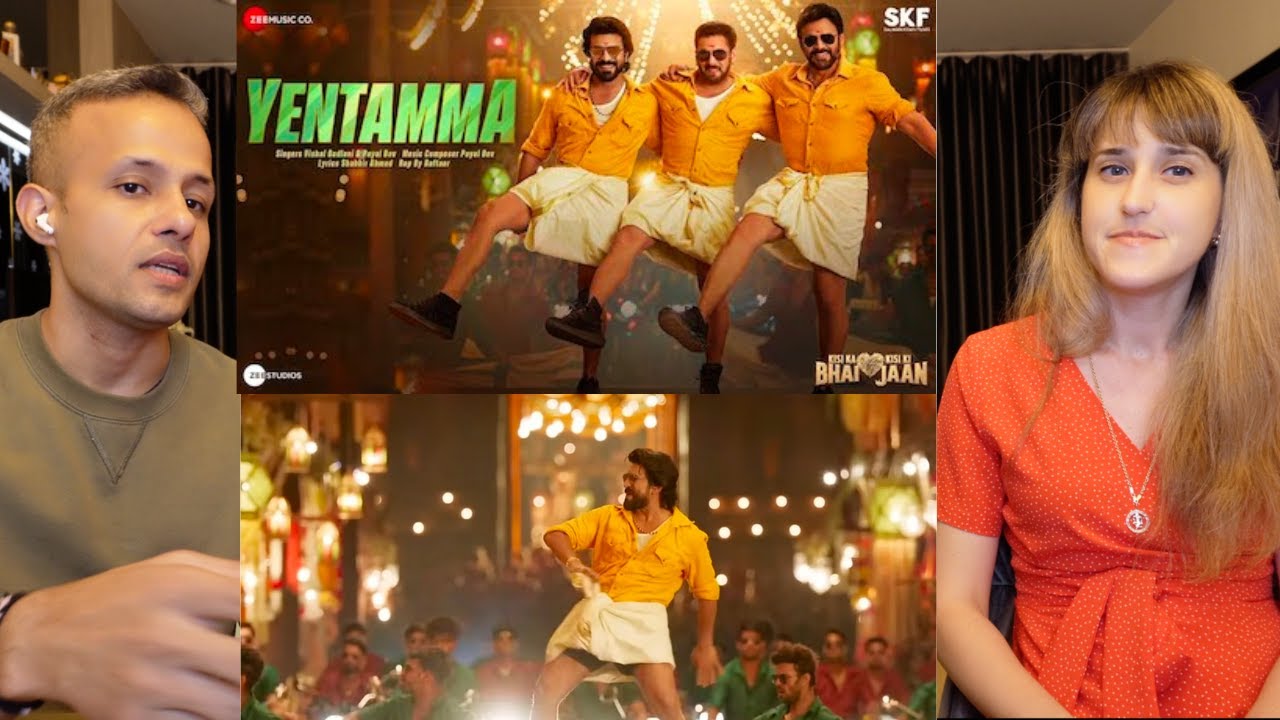 Yentamma - Kisi Ka Bhai Kisi Ki Jaan | Salman Khan,Ram Charan,Venkatesh,Pooja| Reaction 🔥 🔥 🔥