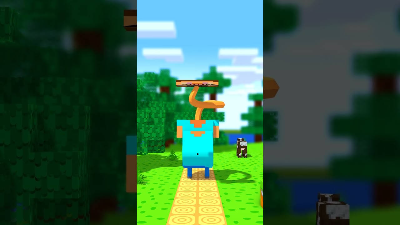 Fat Steve!?!?!? - Alex and Steve Adventures #minecraft #shorts