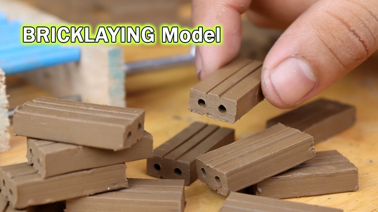 Mini Bricks | Hand press mini manual Clay Brick making machine