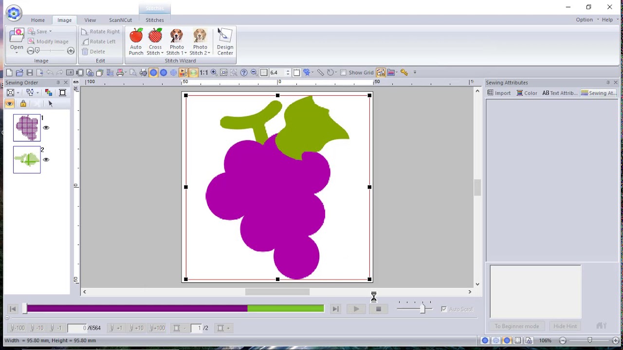 PE Design 11 - Cross Stitch Lesson 1