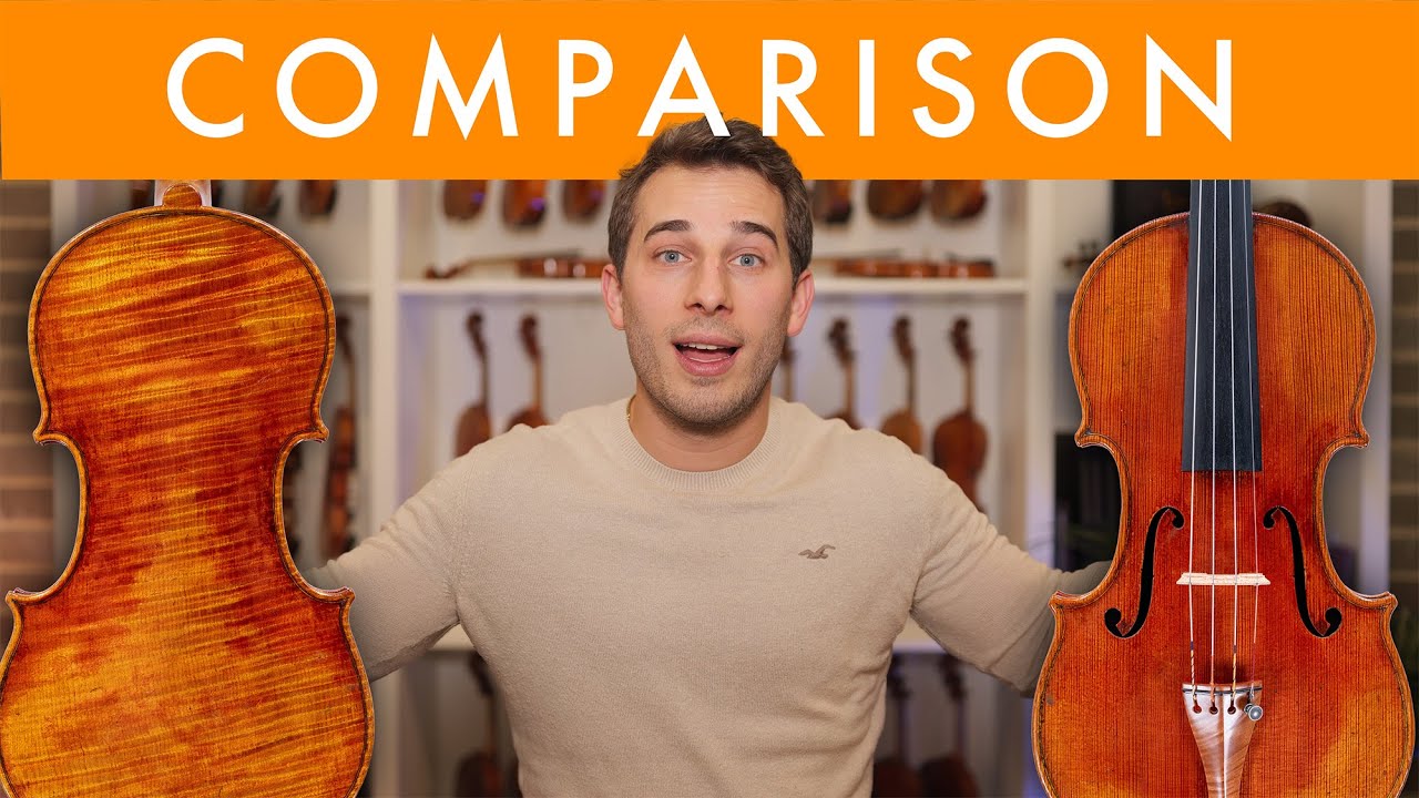 Comparing 2 GORGEOUS Violins Made in London!