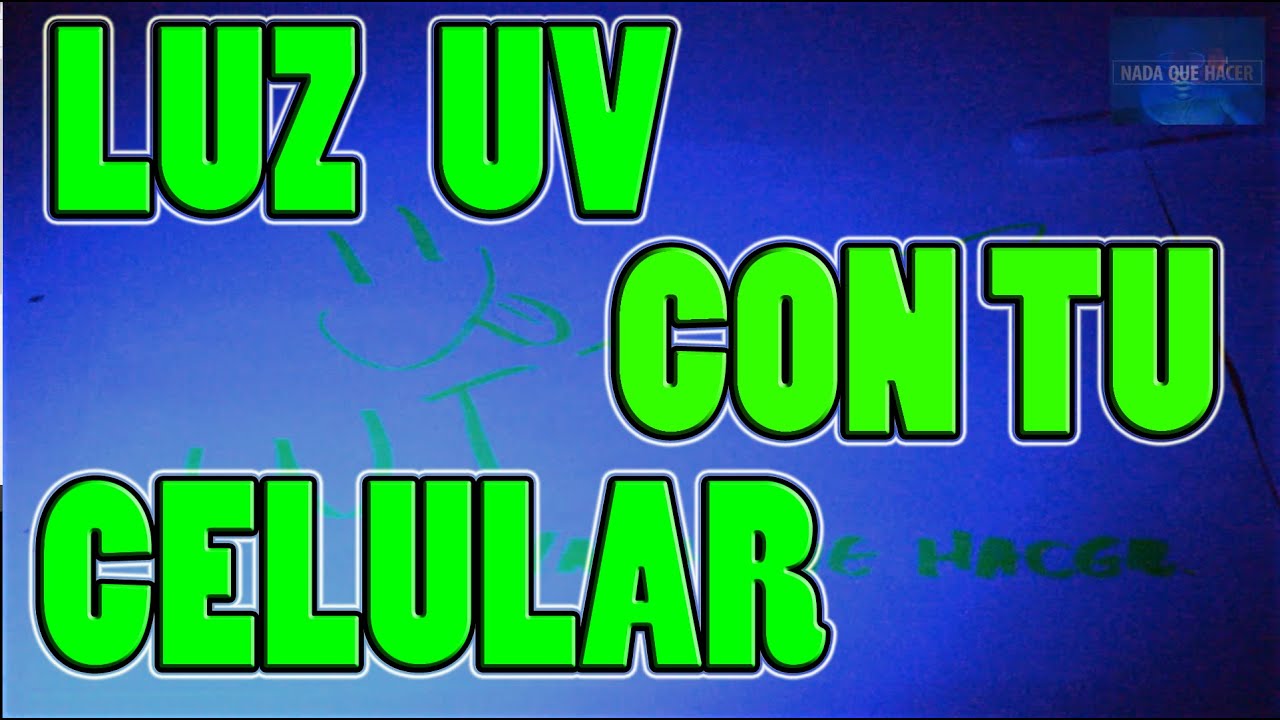 Luz UV con Celular! DIY Detector de Billetes Falsos casero | NQUEH
