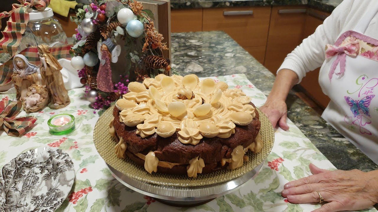 Tarta Flor de turrón