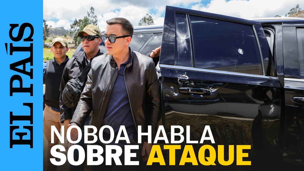 DANIEL NOBOA sobre ataque a su caravana: "No vamos a permitir que vándalos eviten que trabajemos"