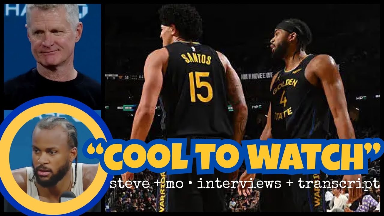 MOODY on Gui Santos: “not being overly ambitious…it’s cool to watch”; KERR: need “some pop/energy”