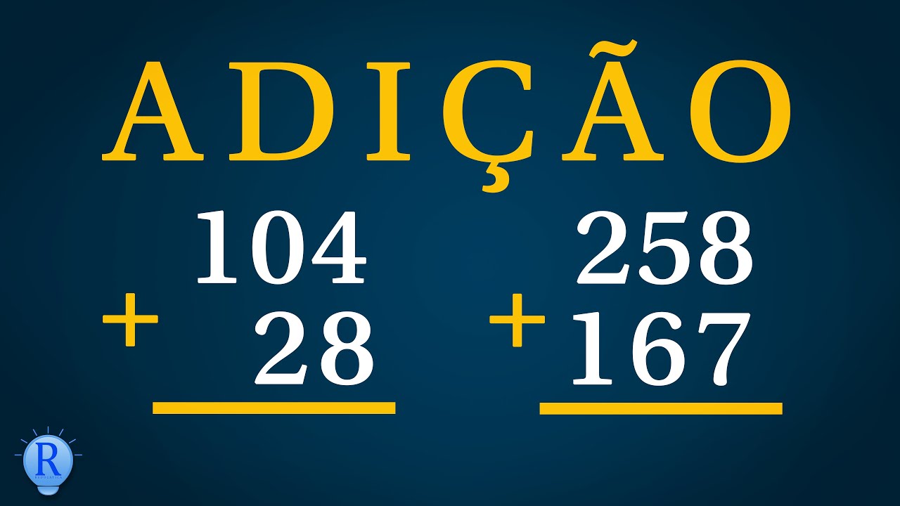 Algoritmo da Adição | Como fazer conta de mais