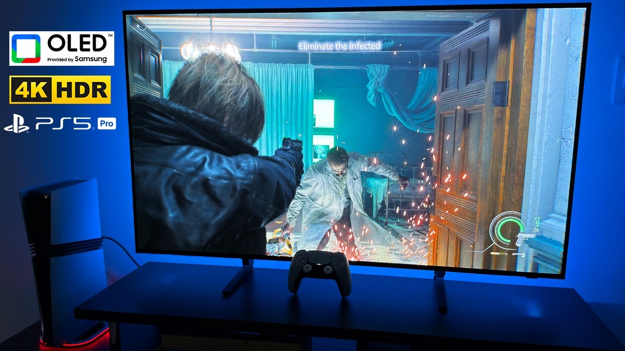 Samsung S90F Oled + Resident Evil Requiem (PS5 PRO GAMEPLAY) 4K HDR 120hz