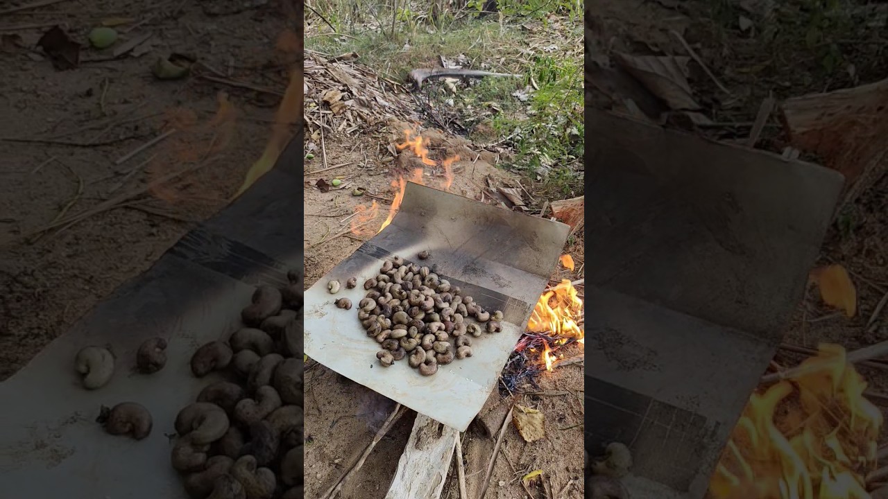 Roasting Cashew nuts 