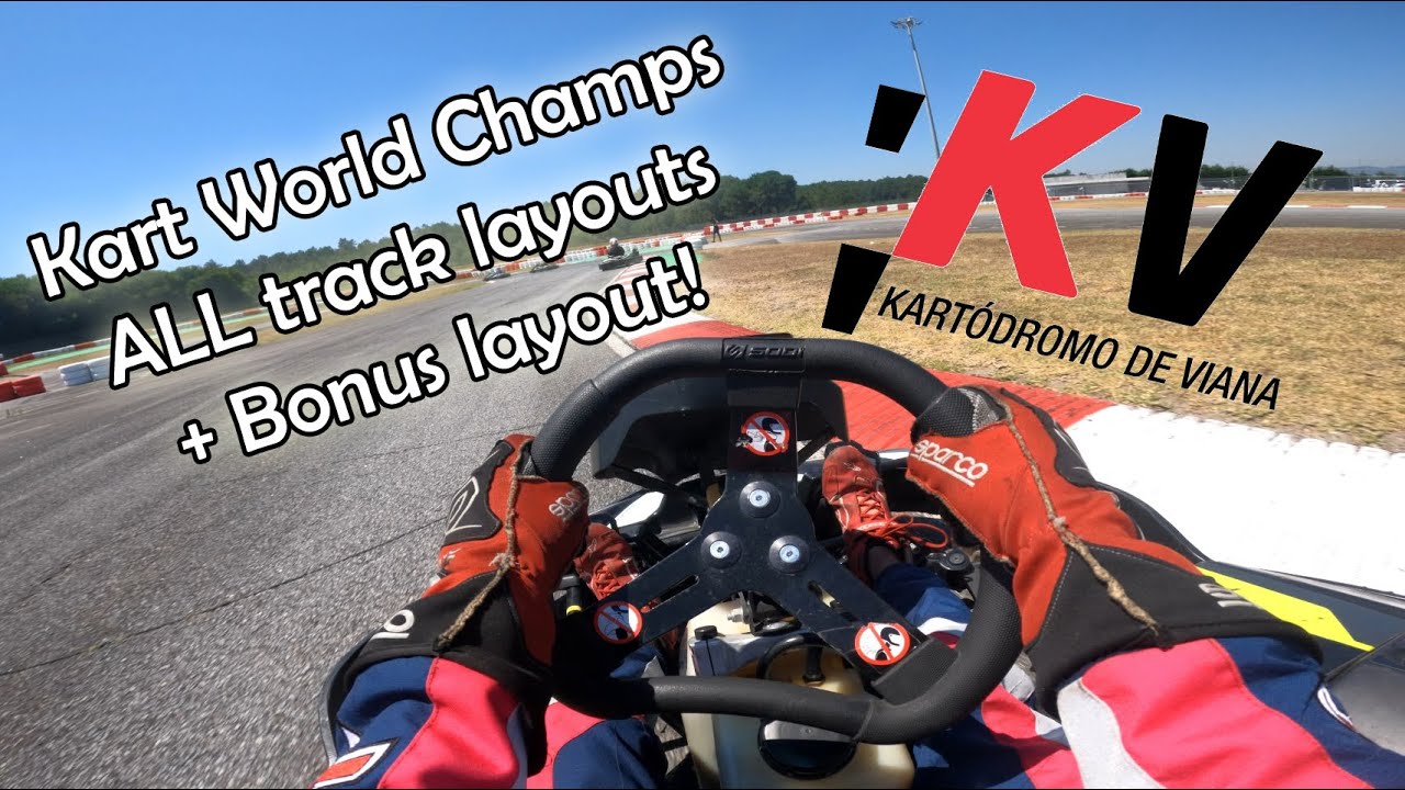 Kart World Championship 2022 - ALL Track Layouts + Bonus Layout! (Kartodromo de Viana)
