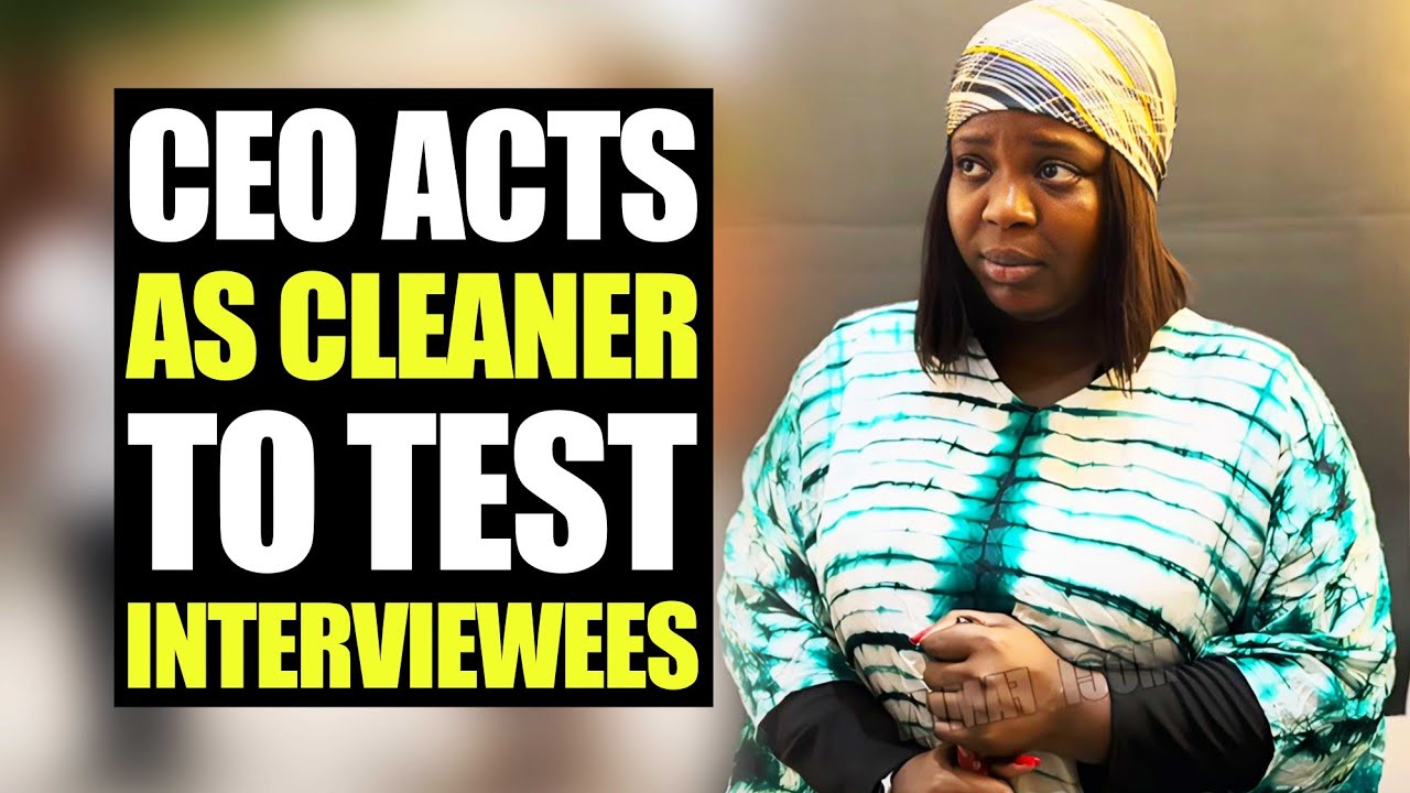 Ceo Acts As Cleaner To Test Interviewees | moci family