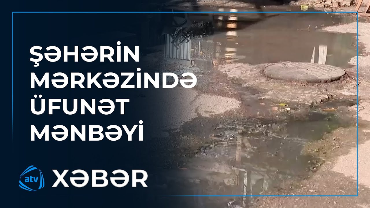 Kanalizasiya daşıb, çirkli su evlərə dolur