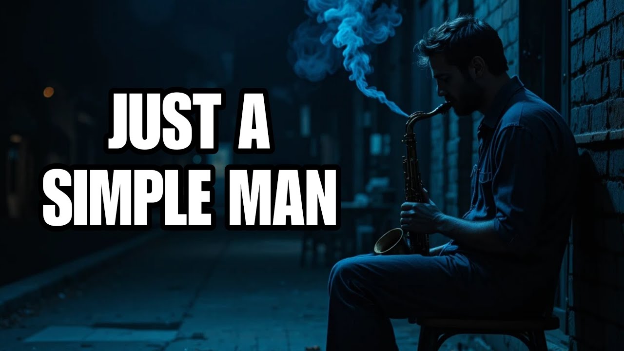 Just A Simple Man | Soulful Midnight Blues, Sax & Broken Life Story | Dark Blues Music