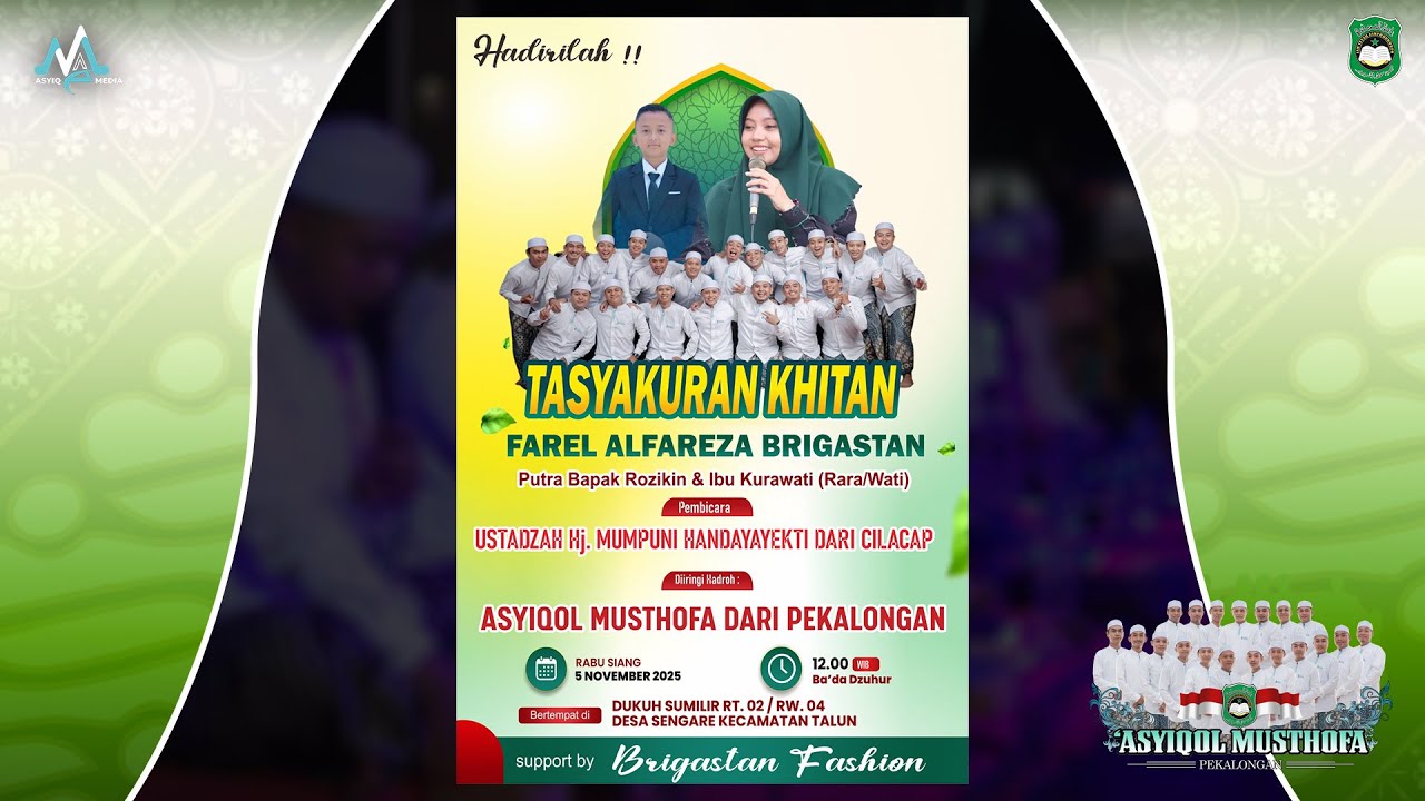 🔴 [RE-RUN] SENGARE TALUN BERSHOLAWAT BERSAMA USTADZAH MUMPUNI DAN ASYIQOL MUSTHOFA PEKALONGAN